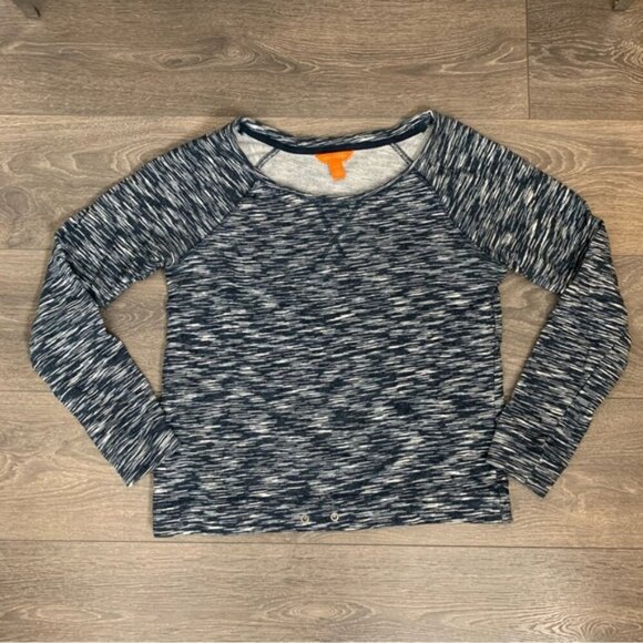 Joe Fresh Women's Sweater Space Dye Long Sleeve Pullover Crew neck Gray Small - Picture 8 of 8